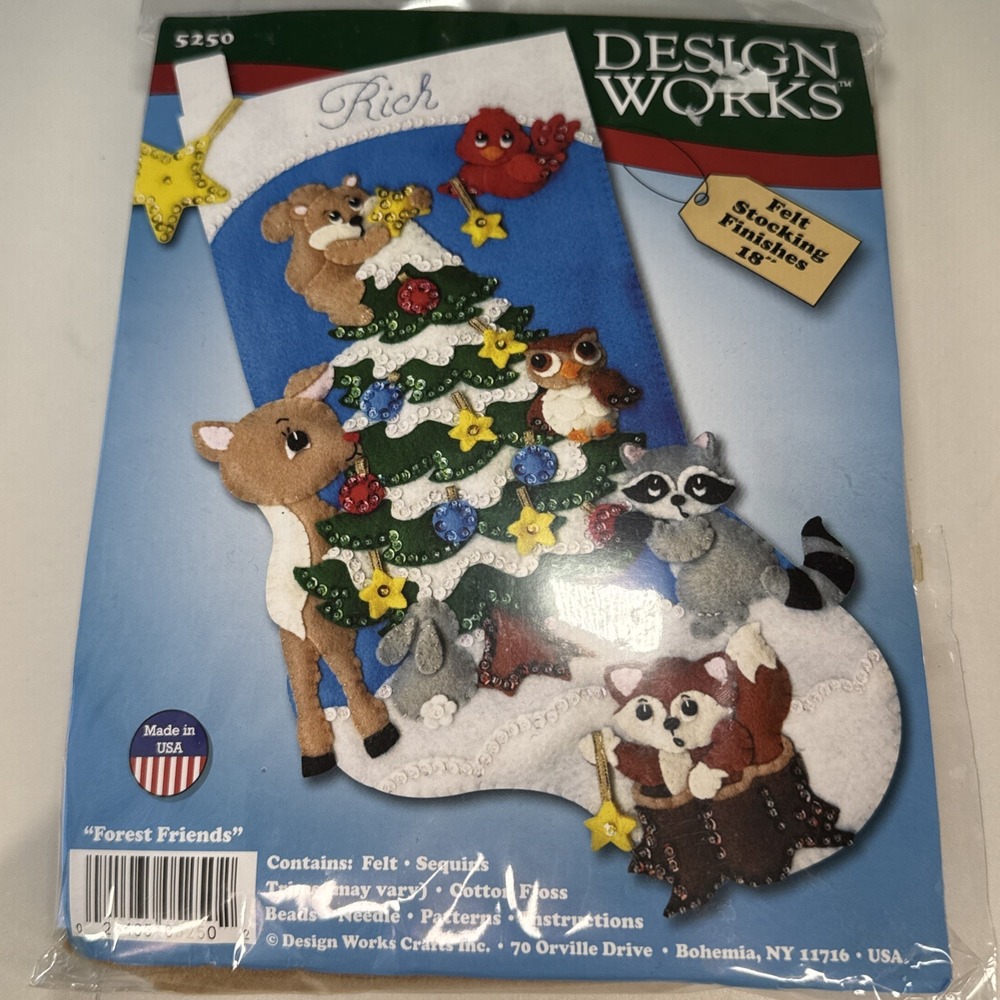 Design Works™ Woodland Friends Stocking Kit